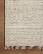 Loloi Angela Rose Rivers Collection RIV-03 Sand/Ivory 8'-6" x 11'-6" Reversible Area Rug