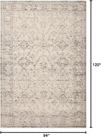 Loloi Magnolia Home by Joanna Gaines Gigi Collection GIG-02 Ivory/Stone 7'-10" x 10' Area Rug
