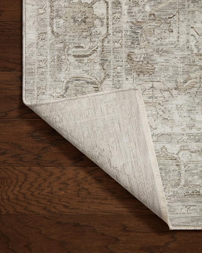 Loloi Amber Lewis Honora Collection HON-06 Grey/Taupe 5'-3" x 7'-9" Area Rug