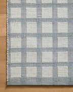 Loloi Magnolia Home by Joanna Gaines Ryder Collection RYD-02 Blue/Ivory 5'-0" x 7'-6" Area Rug