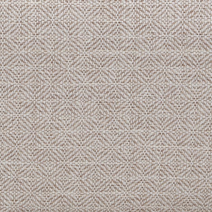 Christopher Knight Home Kingen 55'' Linen Fabric Upholstered End of Bed Ottoman, Wooden Living Room Ottoman Bench with Thick Soft Cushions, Long Entryway Bench, Long Seating for Bedroom, Brown + White