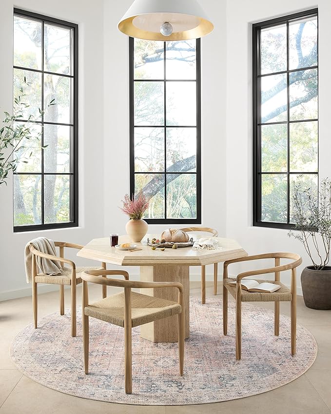 Loloi Skye Collection SKY-01 Blush/Grey 2'-0" x 5'-0" Accent Rug