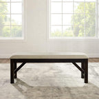 Crosley Furniture Hayden Wood Dining Bench for Entryway or Mudroom, Slate