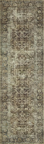Loloi Magnolia Home by Joanna Gaines Sinclair Collection SIN-01 Pebble/Taupe 3'-6" x 5'-6", .25" Pile Height, Machine Washable, Accent Rug
