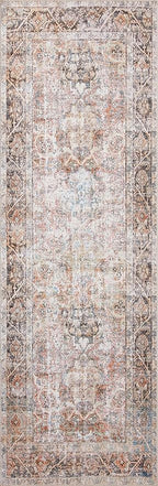 Loloi Adrian Collection ADR-05 Sunset/Charcoal 8'-6" x 11'-6", .19" Thick Area Rug