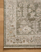 Loloi Magnolia Home by Joanna Gaines Pace Collection PAC-06 Forrest/Natural 9'-6" x 9'-6" Round Area Rug