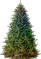 Balsam Hill 6.5ft Pre-Lit Classic Blue Spruce Artificial Christmas Tree with 2,144+ Tips, 330 Twinkly LED Smart Lights, Easy Plug Technology & Premium Stand for Indoor Holiday Decorating