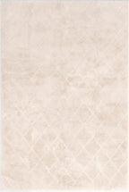 nuLOOM 3'9" x 6' Cozy Plush Area Rug, Machine Washable, Non-Slip, Soft Fluffy Shag Carpet for Living Room Bedroom Kids Room Nursery Home Decor, Amy Beige