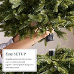 Balsam Hill 9 ft Unlit Classic Blue Spruce - Artificial Christmas Tree with Premium Stand for Indoor Holiday Decorating
