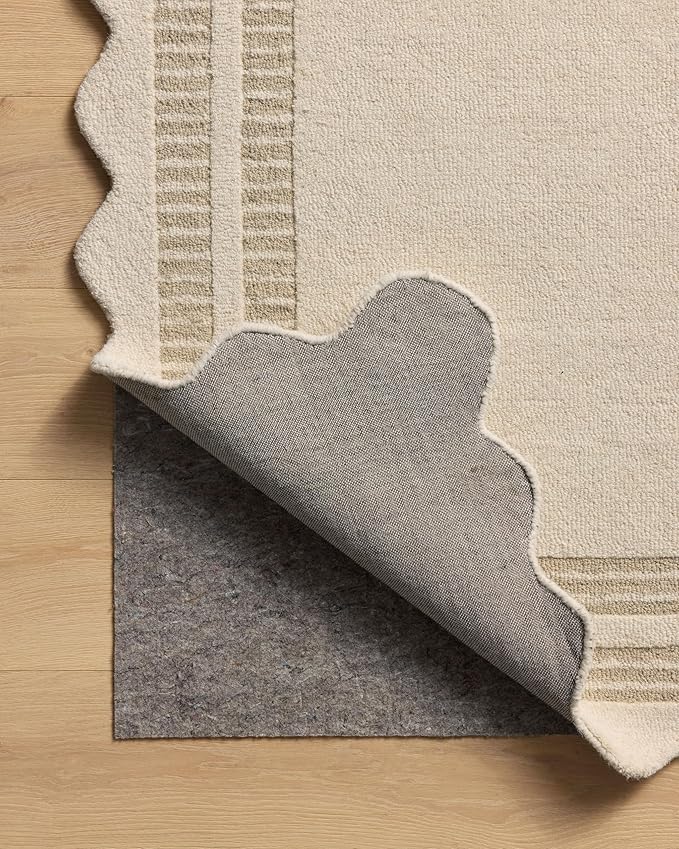 Loloi Chris Loves Julia Scottie Collection SCO-01 Ivory/Grey 2'-6" x 9'-9", .87" Pile Height, Runner Rug
