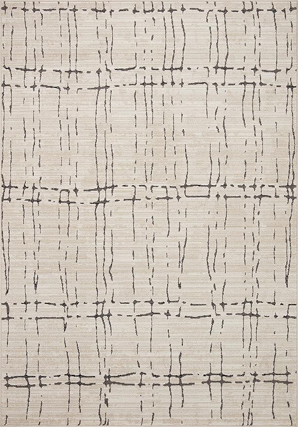 Loloi Darby Collection DAR-06 Sand/Dk. Grey 9'-2" x 13' Area Rug