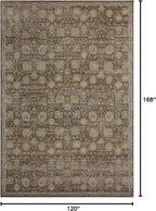 Loloi Magnolia Home by Joanna Gaines Mona Collection MOA-03 BARK/Natural 10'-0" x 14'-0" Area Rug