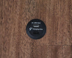 Signature Design by Ashley Wildenauer Farmhouse 1-Drawer End Table with Lower Shelf and USB Ports, Light Brown & Black