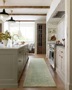 Loloi Chris Loves Julia Francis Collection FRA-02 Green/Natural 2'-6" x 9'-9" Runner Rug