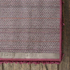 Unique Loom Solid Shag Collection Area Rug (7' 1" x 10' Rectangle, Eggplant Purple)