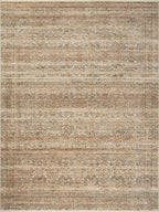 Loloi Amber Lewis Molly Collection MOL-01 Natural/Denim 3'-0" x 5'-0" Low Pile Accent Rug