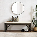 Crosley Furniture Hayden Wood Dining Bench for Entryway or Mudroom, Slate