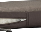 Classic Accessories 62-014-TAUPE-EC Ravenna Bench/Settee Cushion, 1 Count (Pack of 1), Dark Taupe, Patio Loveseat Cushion