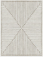 RUGGABLE x Jonathan Adler Machine Washable Modern Area Rug – Inkdrop Camel & Ivory 9x12, Stain-Resistant, Non-Slip – Large Rugs for Living Room, Bedroom, Hallway, Entryway & Office–with Cushioned Pad