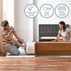 COOL GEL 10 Inch King Mattress Memory Foam Medium Firm, King Size Memory Foam Mattress Cooling, Made in The USA, 10" Depth with Pressure Relief, CertiPUR-US Certified No Fiberglass, CoolGel Bed