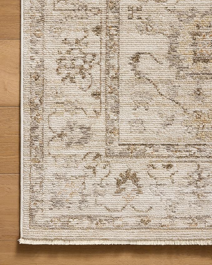 Loloi Magnolia Home by Joanna Gaines Pace Collection PAC-01 Natural/Stone 2'-3" x 3'-10" Accent Rug