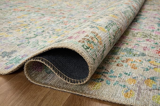 Loloi Rifle Paper Co. Maison Collection MAO-07 Khaki 3'-9" x 5'-6", .19" Pile Height, Accent Rug