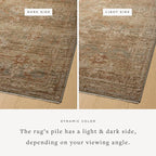 Loloi Magnolia Home by Joanna Gaines Junie Collection JUE-03 Spice/Multi 2'-0" x 3'-0", .38" Pile Height, Accent Rug