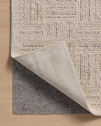 Loloi Amber Lewis Monty Collection MOT-01 Ivory/Taupe 2'-7" x 8'-0", .50" Pile Height, Runner Rug