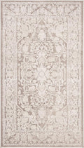 SAFAVIEH Reflection Collection Accent Rug - 2'3" x 3', Beige & Cream, Non-Shedding & Easy Cleaning, Ideal for Entryway, Living Room, Bedroom (RFT665A)