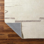 Livabliss x Becki Owens Rivi Moroccan Area Rug , 7'10" x 10', Cream/Charcoal