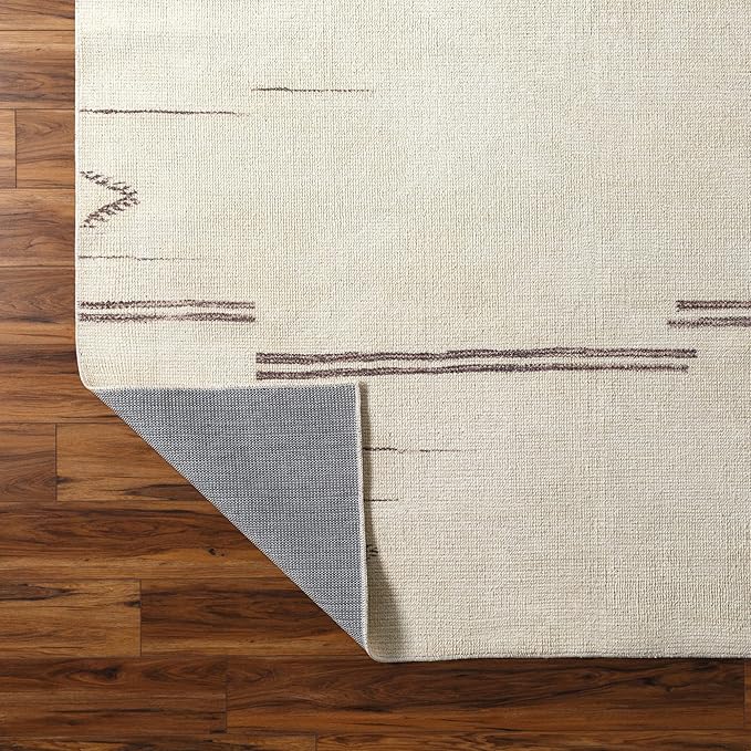 Livabliss x Becki Owens Rivi Moroccan Area Rug , 9'2" x 12', Cream/Charcoal