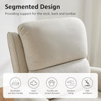 Recliner Chair for Living Room, Modern Reclining Sofa Home Theater Seating with Upholstered Push Back, Mid-Century Reclining Armchair with Lumbar Support, Bedroom, Reading Nook, Office, Set of 2