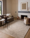 Loloi Amber Lewis Monty Collection MOT-04 Taupe/Beige 4'-0" x 6'-0", .50" Pile Height, Accent Rug