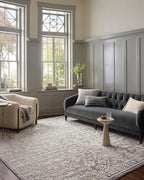 Loloi Magnolia Home by Joanna Gaines Gigi Collection GIG-01 Grey/Ivory 5'-3" x 7'-6" Area Rug