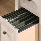 Sauder Edge Water Computer Desk with Storage Drawers, Home Office Desk, in Chalked Chestnut finish