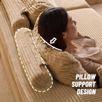 Chaise Lounge Chair, Boneless Couch for Living Room and Bedroom, Sleeper Couches Reading Chairs, Corduroy, Camel