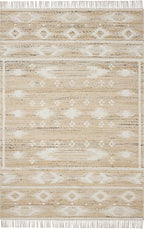 Loloi Angela Rose Rivers Collection RIV-04 Natural/Ivory 9'-3" x 13' Reversible Area Rug
