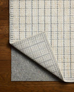 Loloi Amber Lewis Bexley Collection BEX-04 Slate/Natural 5'-0" x 7'-6" Area Rug Neutral, Textured, Living, Bedroom, Dining, Carpet