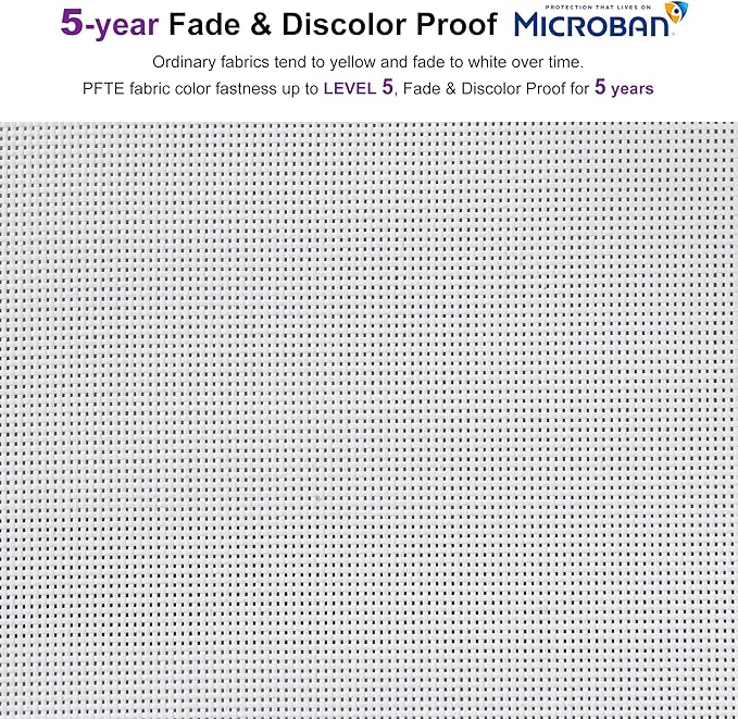 PURPLE LEAF Patio Chaise Lounge Chair Set of 2 Outdoor Lounge Chair with Arm All Weather Adjustable Lounger for Beach Pool Lawn Garden Recliner White