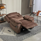 Big Man Power Lift Recliner for Elderly Adults 28 Inch Wide Seat, Lay Flat Lift Chair with Heat Massage, Arm Storage Cup Holders, USB Type C Charging, Oversized Recliner 400 lbs