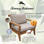 Tommy Bahama Deep Seating Lounge Cushion, 26" X 26" X 4", Bamboo Bay Sand