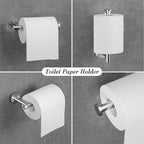 10-Pieces Brushed Nickel Bathroom Accessories Set, Stainless Steel Bathroom Hardware Set, Bath Towel Bar Set, Towel Racks for Bathroom Wall Mounted.