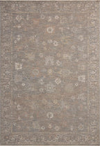 Loloi Chris Loves Julia Louisa Collection LOI-01 Stone/Multi 7'-10" x 7'-10", .38" Pile Height, Round Area Rug