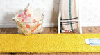 Unique Loom Solid Shag Collection Area Rug (2' 6" x 13' 1" Runner, Tuscan Sun Yellow)