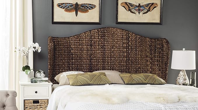 Safavieh Home Collection Nadine Brown Winged Headboard (Queen)