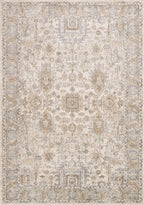 Loloi Teagan Collection TEA-03 Ivory/Sand 3'-4" x 5'-7" Accent Rug, Large, Soft Neutral Rug, High-Traffic for Living Room, Bedroom, Home Office, Dining Area