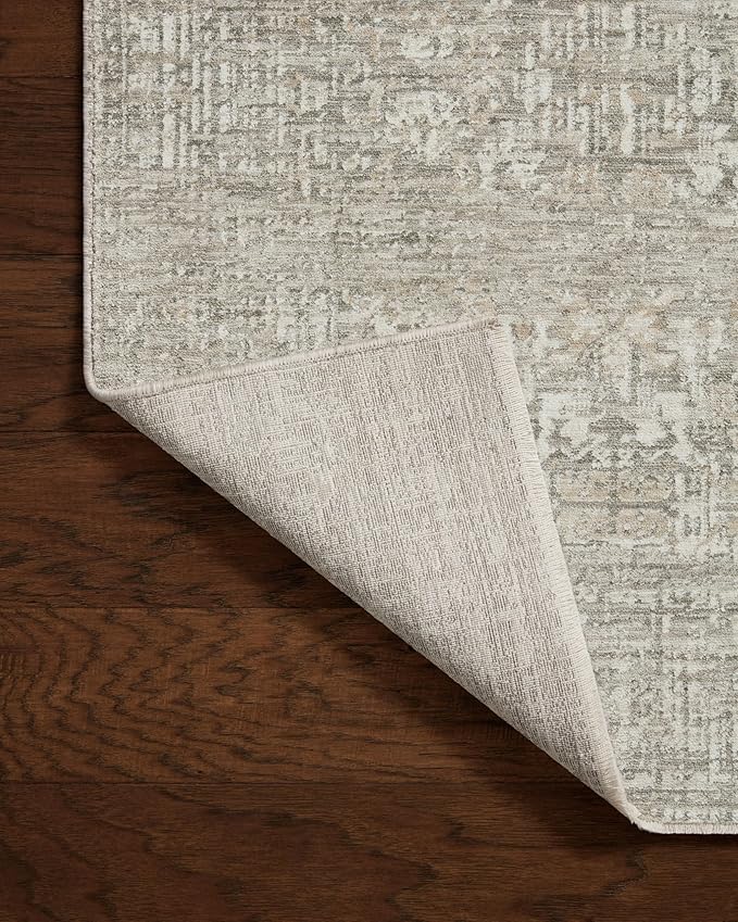 Loloi Amber Lewis Honora Collection HON-04 Grey/Beige 5'-3" x 7'-9" Area Rug