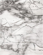 SAFAVIEH Craft Collection Area Rug - 6'7" x 9', Grey & Silver, Modern Abstract Design, Non-Shedding & Easy Care, Ideal for High Traffic Areas in Living Room, Bedroom (CFT877G)