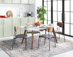 SAFAVIEH Area Rug 10x14 - Evoke Collection - Large - Ivory & Grey, Distressed Design, Non-Shedding & Easy to Clean, Ideal for Living Room, Bedroom, Dining Space (EVK256F)
