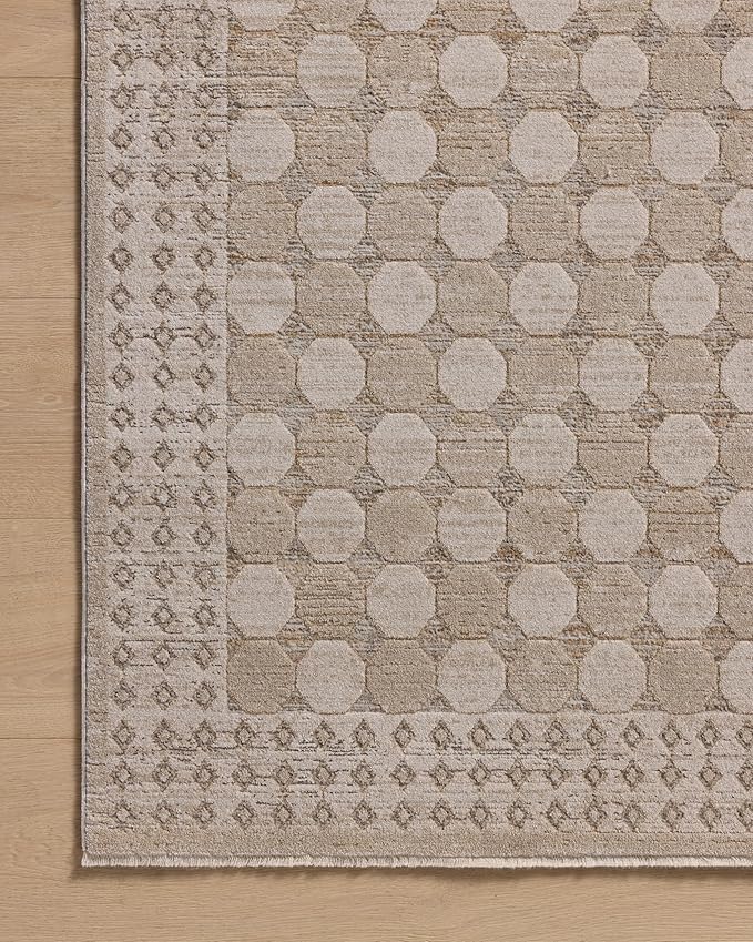 Loloi Amber Lewis Cali Collection CIL-01 Taupe/Natural 2'-7" x 8'-0", .25" Pile Height, Runner Rug